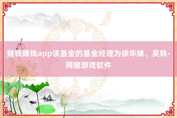 赌钱赚钱app该基金的基金经理为徐华婧、吴轶-网赌游戏软件