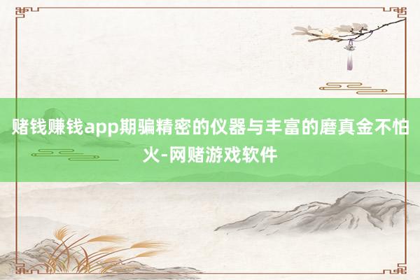 赌钱赚钱app期骗精密的仪器与丰富的磨真金不怕火-网赌游戏软件