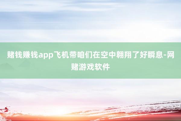 赌钱赚钱app飞机带咱们在空中翱翔了好瞬息-网赌游戏软件