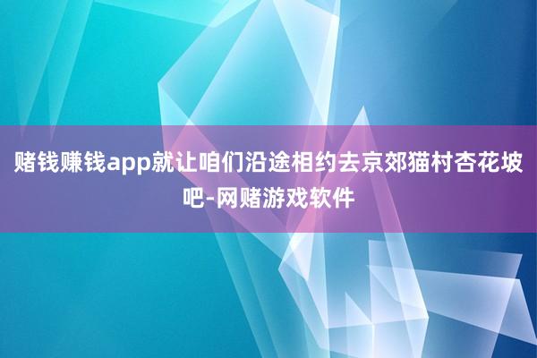 赌钱赚钱app就让咱们沿途相约去京郊猫村杏花坡吧-网赌游戏软件