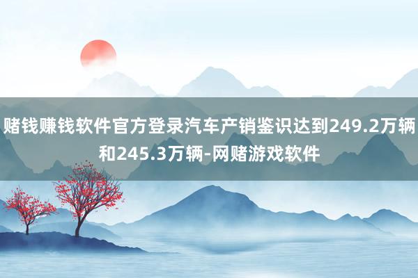 赌钱赚钱软件官方登录汽车产销鉴识达到249.2万辆和245.3万辆-网赌游戏软件