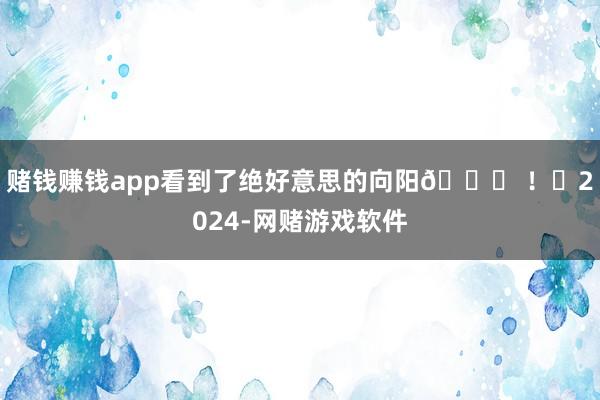 赌钱赚钱app看到了绝好意思的向阳🌄 ！	2024-网赌游戏软件