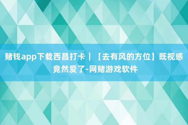 赌钱app下载西昌打卡｜【去有风的方位】既视感 竟然爱了-网赌游戏软件